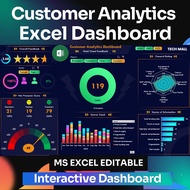 Customer Analytics Excel Interactive Dashboard: Simplify Customer Feedback Analysis with Microsoft E