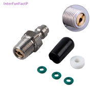 [InterFunFactP] PCP Paintball Pneumatic Quick Coupler 8mm M10x1 Male Plug Adapter Fitg 1/8NPT [NEW]