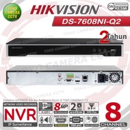 CODE NVR 8 CHANNEL HIKVISION NON POE NVR 8MP HIKVISION 2HDD