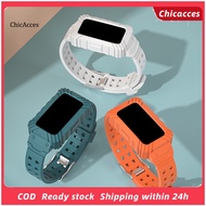 ChicAcces Watch Band Soft Waterproof Silicone Watch Strap Replacement Wristband for Huawei Band 6/for Huawei Honor Band 6