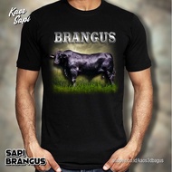 Premium Brangus Cow T-shirt Ton Cow Image T-shirt Giant Cow Limousine Sacrificial Cow Butcher T-shir