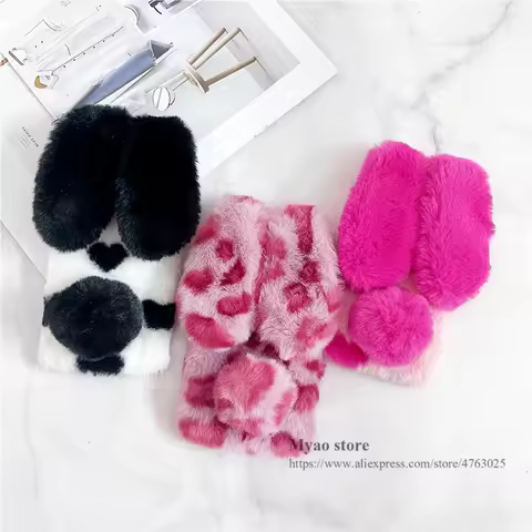 Rose Leopard Case For Huawei Honor X7 X8 X9 X6 X7B X8A X9B X9A X8B X7A X5 X5B Plus X7C X8C X9C Rabbi