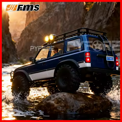 FMS 1/10 FCX10 LC80 Pro Brushless RC Crawler Electric Remote Control Car Toyota Land Cruiser for Adu