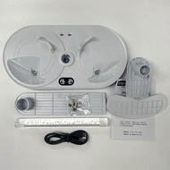 Narsta แท่นชาร์จสำหรับ VR2 PS การดูดซับแม่เหล็กสีรุ้งสำหรับ PSVR2ที่จับมีไฟสีอาร์จีบีที่มีสีสันสามาร