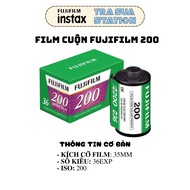 Film cuộn Fujifilm color C200 35mm dùng cho các dòng máy ảnh film - Date xa