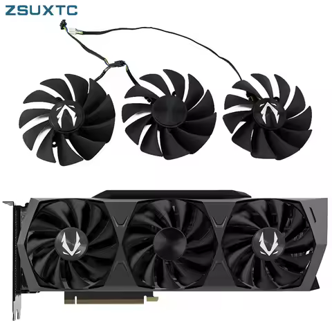 CF9015H12S For ZOTAC GeForce RTX 3070 3080 Ti 3090 AMP Holo Graphics Card Cooling Fan 87mm New 4PIN 