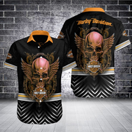 Kemeja Casual Lengan Pendek HARLEY DAVIDSON KC-HD850