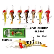 Starlit Soft Lure Fishing Bait LIVE SHRIMP SLS103 7cm-12gr