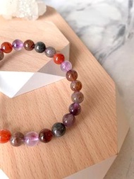 彩極光 極光23 黑羽極光 紅極光 天然水晶手鏈