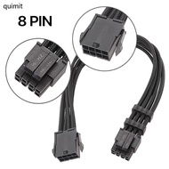 QUIM 8Pin Computer Mainboard Extension Cable Braided Cable CPU 8Pin to 8pin 4+4pin