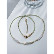 [Energy Necklace Bracelet] Senyu Balance|Peridot X Dongling Jade Crystal Energy Bracelet 46