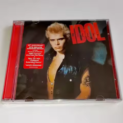 Rock Billy Idol Music CD Billy Idol Expanded Edition Album 2pcs Music Record Cosplay Walkman Car Sou