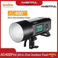 Godox AD400 Pro WITSTRO All-in-One Outdoor Flash AD400Pro Li-on Battery TTL HSS with Built-in 2.4G W
