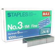 Max Staples No.3-1M - Isi Staples Penjilidan