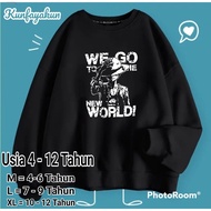ONE PIECE ANIME AND BEAR KIDS SWEATER FOR AGES 4-12 YEARS