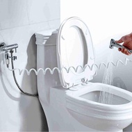 Shower Hose Replacement 2 Meter Handheld Bidet G1/2 Thread PVC Material Telephone Wire Design White 