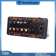 600W Bluetooth 5.0 Audio Amplifier Board D300 Dual Microphone Subwoofer Amplifier Module DC12V 24V 1