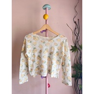 Yellow knitted Top