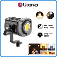 ULANZI VL200Bi 200W - Professional COB Light Supports Filming, Photography, Livestream - 12 Months