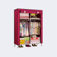Fashion Clothes Cabinet Metal Wardrobe Clothes Storage Bedroom Wardrobe For Clothes-ZKJ