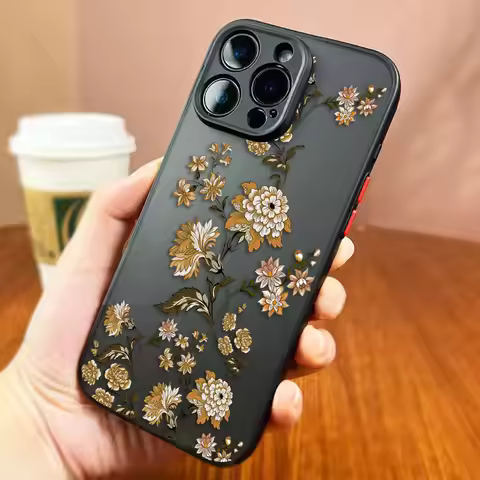 Beautiful Colorful Flowers Matte Phone Case For REALME 6 7 7I 8 8I 9 9I 10 11 12 13 C21Y C35 C53 C55