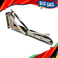 PLUS (1pcs) Kaki Rak Lipat, Besi Rack Lipat, Folding Triangle Shelf/Table Folding Bracket 8 Inch