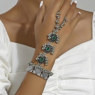 Fashionable ethnic style retro Indian Bracelets sparkling accessories drip style bracelet ring jewel