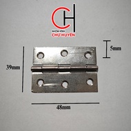 3-hole stainless steel leaf hinge (1 PC) - 50mm hinge, 5F hinge, AU A hinge for wooden doors, alumin