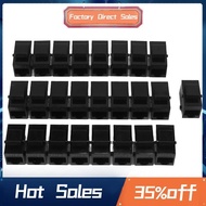 25 Pcs Rj45 Coupler Cat6  Jacks Inline Coupler Female to Female Insert Coupler