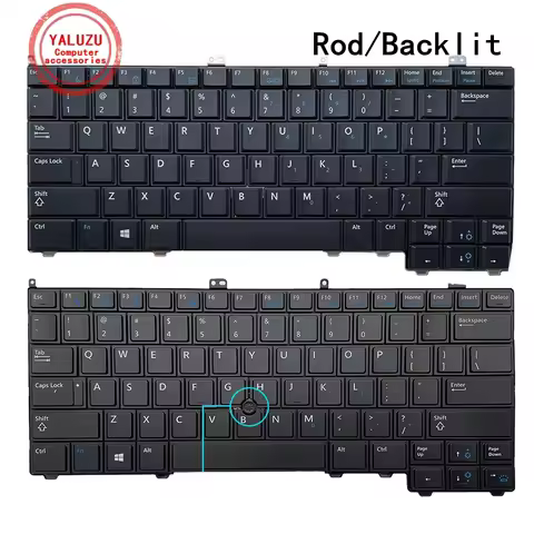 US English NEW Laptop Keyboard For Dell Latitude 12-7000 E7440 E7420 E7240 E7420D