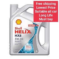 Shell helix hx8 5w30 engine oil fully synthetic 100% original