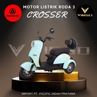 Best Seller Sepeda Listrik Roda 3 Motor Listrik Crosser Pacific