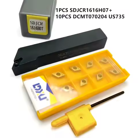 SDJCR1010H07 SDJCR1212H07 SDJCR1616H07 SDJCR CNC External Turning Tool Holder Cutter Bar DCMT070204 