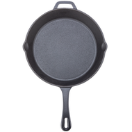 RonnebyBruk無塗層厚鑄鐵琺瑯煎鍋平底鍋不粘生鐵烤盤28cm