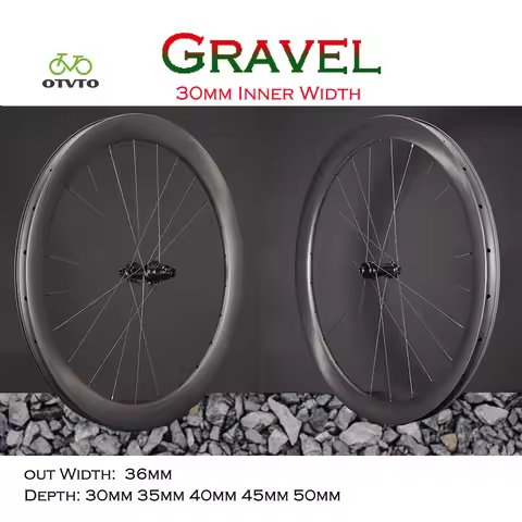 OTVTO SR261 Carbon Wheelset Gravel off-road Riding Dirt Three-terrain Road Wheel 36mm Wide Rim Ratch