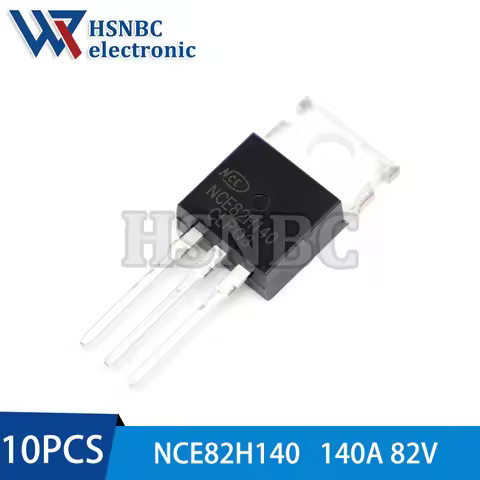 10Pcs/Lot NCE82H140 82H140 TO-220 140A 82V MOSFET N-Channel Power Transistor 100% New Original