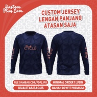Custom Long Sleeve Jersey [FREE Design, FREE ADD NAME, FREE ADD BACK NUMBER, FREE ADD LOGO]