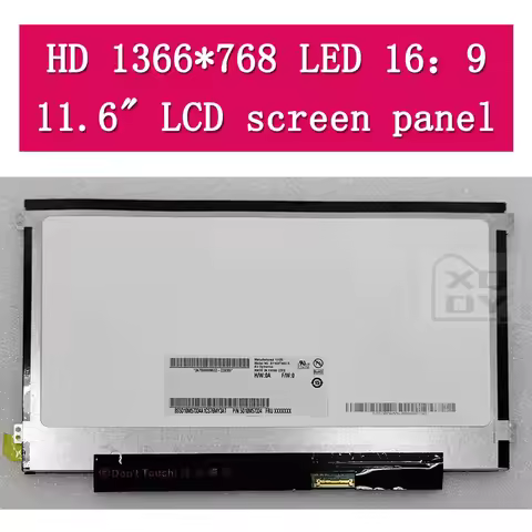 11.6" Slim LED matrix For acer E3-112 111 ES1-131 132 111 N15Q3 TMB116 TMB117 laptop lcd screen pane