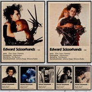 Classic Film Edward Scissorhands Home Decoration Living Room Bar Retro Art Poster