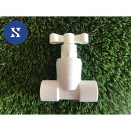 Ready Stocks Make in Malaysia with SIRIM PVC Stopcock Stop Valve 15mm  1/2"
