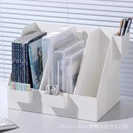 Office Desktop Japanese-Style File Storage Box Beveled A4 Data Shelf Book Storage Box Sundries Organ