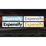 F1 The Movie Expensify Sponsorship Car Sticker Waterproof