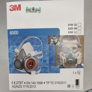 3M 6200 MEDIUM SIZE RESPIRATOR MASK ONLY