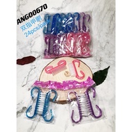 24 pcs whosesaly plastic handle nail brush nail care nail tools