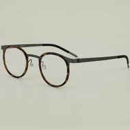 姜文同款眼鏡架圓框男女林德百川眼鏡框9704無螺絲純鈦眼鏡架
