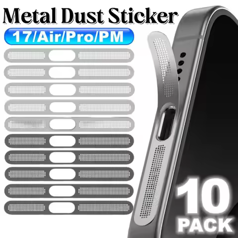 2/10PCS Metal Speaker Dust Sticker for IPhone 17 Pro Max Air 17PM 17Pro Speaker Protective Cover Mes