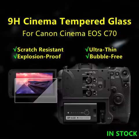 eos c70 Camera Protective Film Glass for Canon Cinema EOS C70 Camera 9H Hardness C70 Tempered Glass 