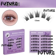 HL-FUTU Self Adhesive Eyelashes, No Glue Needed Press-on Individual Clusters Glue-free Lashes, Handm