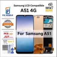 LCD Compatible for Samsung A51 4G / A515 TFT OLED high quality LCD Touch Screen with Frame [ Fix Mob