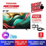 [F.ship + GIFT] Toshiba 4K Ultra HD 144Hz (55") 55Z870MP (65") 65Z870MP Mini-LED Smart TV / Televisi